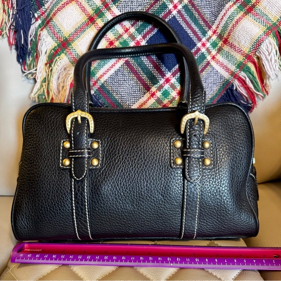 Dooney & Bourke Handbags - Dooney & Bourke Black Satchel with solid brass Hardware
